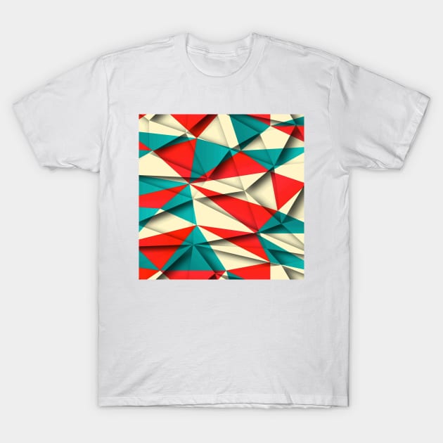 3d pastel chevron T-Shirt by iambolders